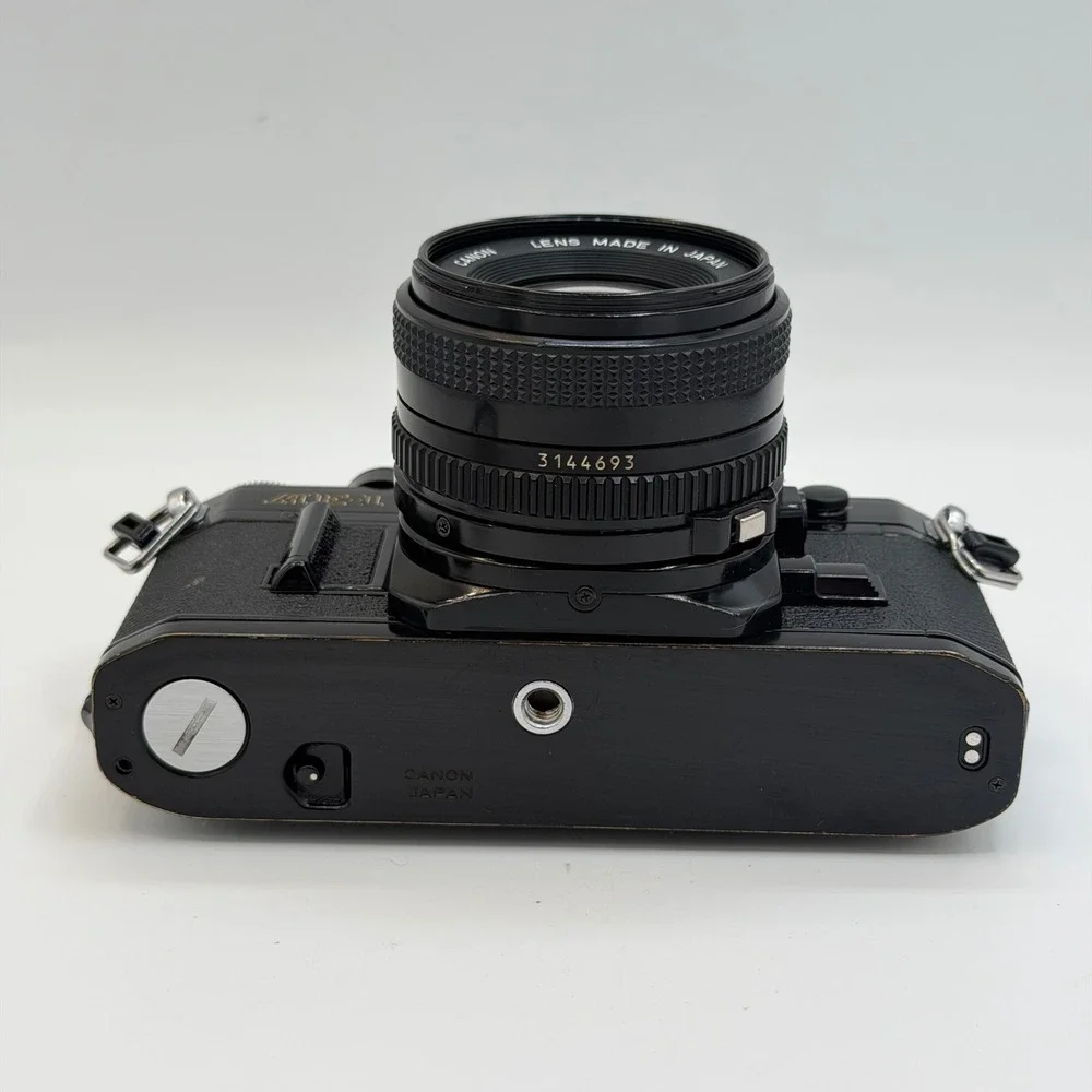 Canon AE-1 35mm Film SLR Camera with FD 50mm f1.8 Lens Tested New Light Seals